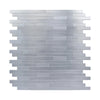 Peel and Stick Mini Subway Backsplash Aluminum Linear Tile - HOMEART