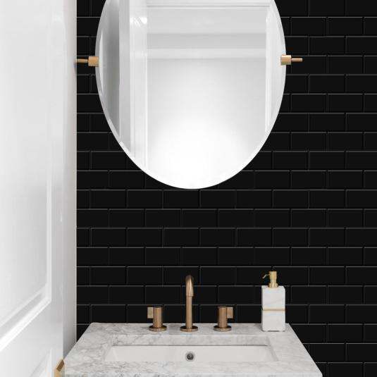 10-Sheet Peel and Stick Backsplash Stick on Subway Tiles - HOMEART
