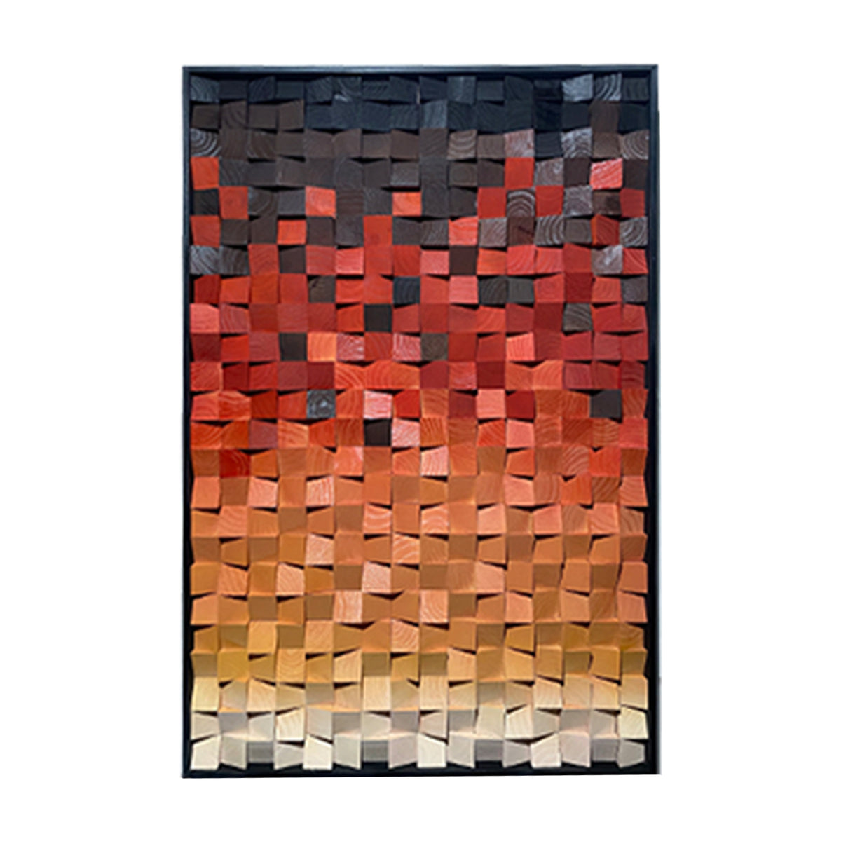 Wood art wall decor for modern rustic home decor, large wall art for acoustic diffuse, acoustic diffuser wood, panel wall acoustic sound art