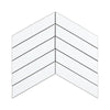 Peel and Stick Backsplash Aluminum Herringbone Tiles (6 Sheets) - HOMEART