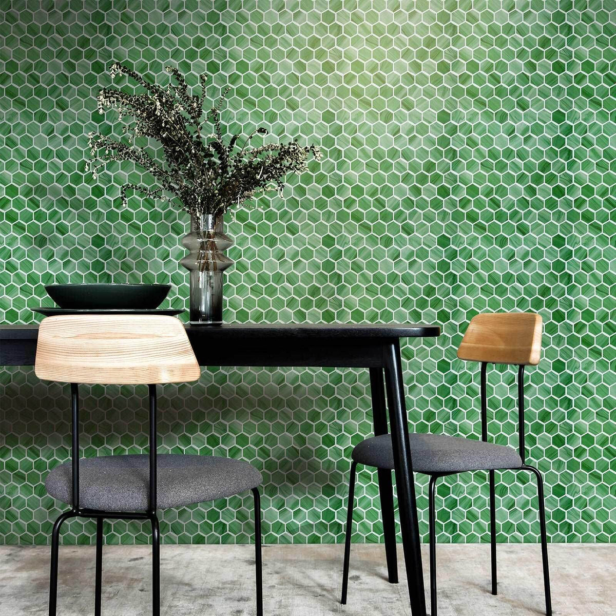 Peel and Stick Backsplash Hexagon Tile Sticker