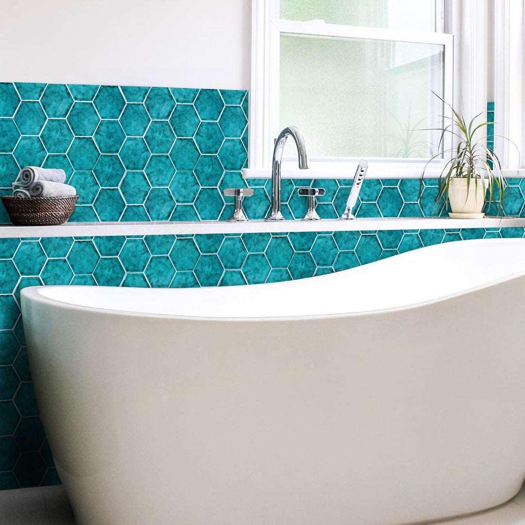 Hexagon Peel and Stick Backsplash - Thicker Version