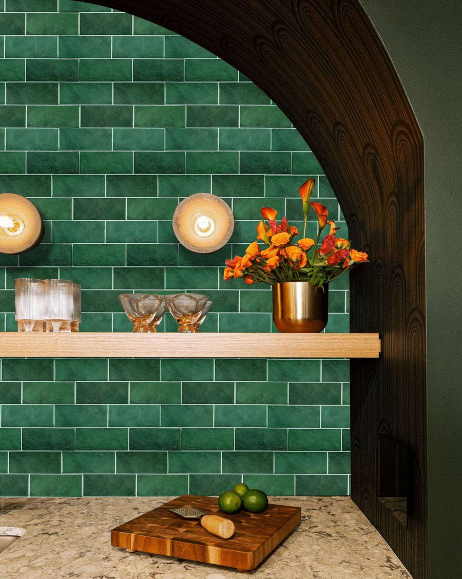 10-Sheet Peel and Stick Backsplash Stick on Subway Tiles - HOMEART