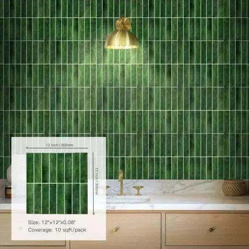 12'' W x 12'' L PVC Peel and Stick Mosaic Tile