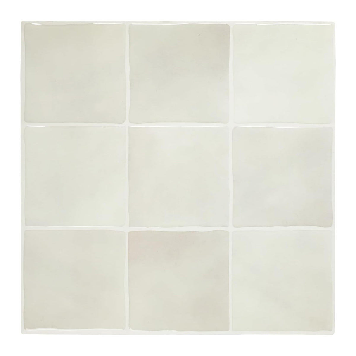Peel and Stick Backsplash Tiles, 10 Sheets of 12" x 12" Faux Spanish Handmade Square Tile for Kitchen, Bathroom, Wall Tile