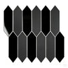 Peel and Stick Backsplash Long Hexagon Tile, Self Adhesive Picket Wall Tile For Kitchen Bathroom (4.8 SQ.FT)