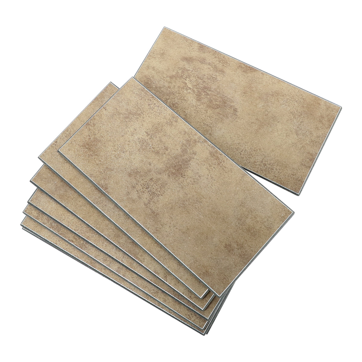 48 Pieces 3"x6" Peel and Stick Backsplash, Metal Backsplash Peel and Stick Subway Tile for Kitchen Bathroom Fireplace