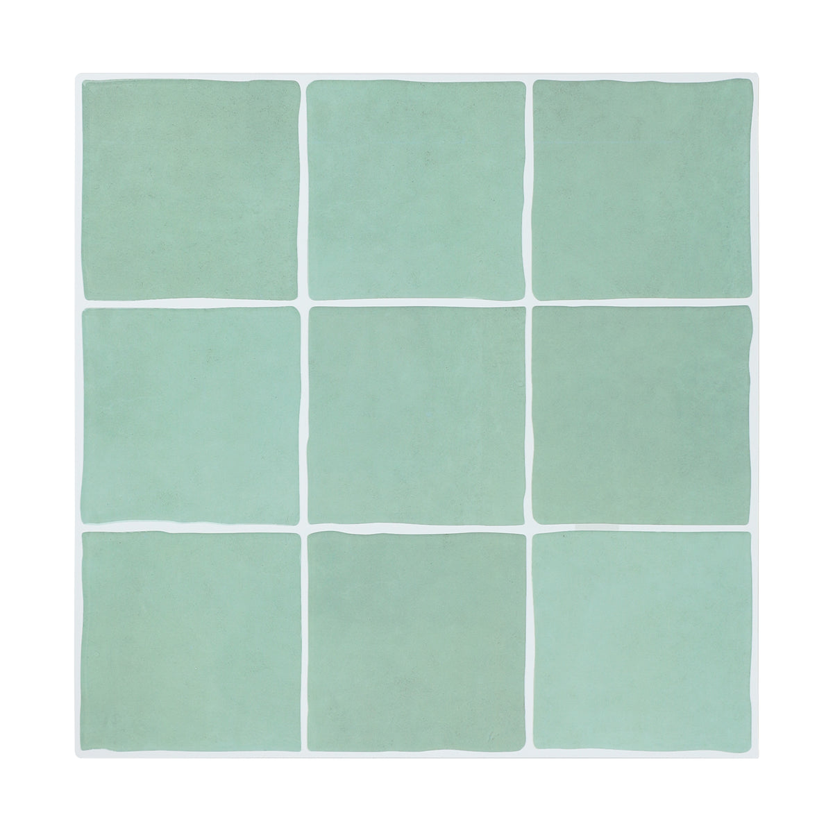 10 Sheets Peel and Stick Backsplash Square Tile, 12" x 12" Self Adhesive Faux Handmade Peel and Stick Wall Tiles for Kitchen Bathroom