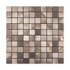 6-Sheet Peel and Stick Backsplash Tile for Kitchen, Self Adhesive Square Aluminum Mosaic Metal Tiles Bathroom Backsplash