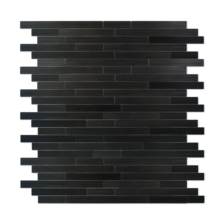 Peel and Stick Mini Subway Backsplash Aluminum Linear Tile - HOMEART