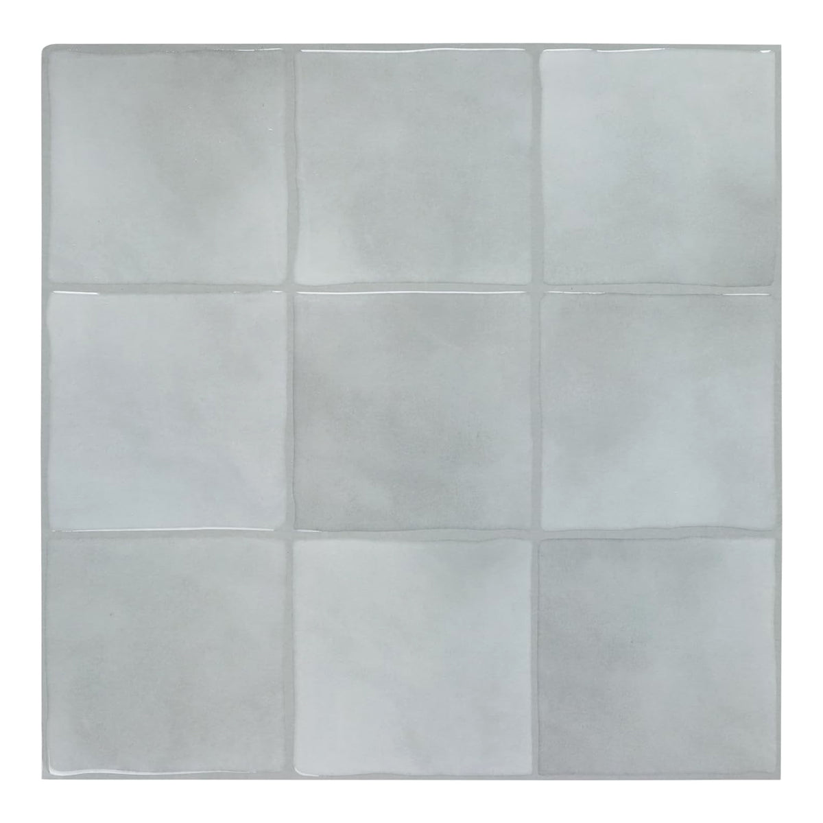 Peel and Stick Backsplash Tiles, 10 Sheets of 12" x 12" Faux Spanish Handmade Square Tile for Kitchen, Bathroom, Wall Tile
