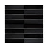 Peel and Stick Backsplash, Aluminum Composite Stacked Linear Tile, Subway Backsplash Stick on Wall Tiles for Kitchen Bathroom