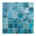 Glass Mosaic Tiles Backsplash, 12