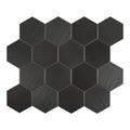 6-Sheet Peel and Stick Backsplash Hexagon Tile, Honeycomb Mosaic Wall Tile Stick on Backsplash for Kitchen Bathroom Fireplace