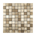 6-Sheet Peel and Stick Backsplash Tile for Kitchen, Self Adhesive Square Aluminum Mosaic Metal Tiles Bathroom Backsplash