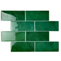 10-Sheet Peel and Stick Backsplash Stick on Subway Tiles - HOMEART