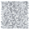 Peel and Stick Backsplash Mini Hexagon Tile, 12