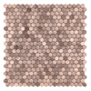 Peel and Stick Backsplash Mini Hexagon Tile, 12