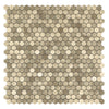 Peel and Stick Backsplash Mini Hexagon Tile, 12