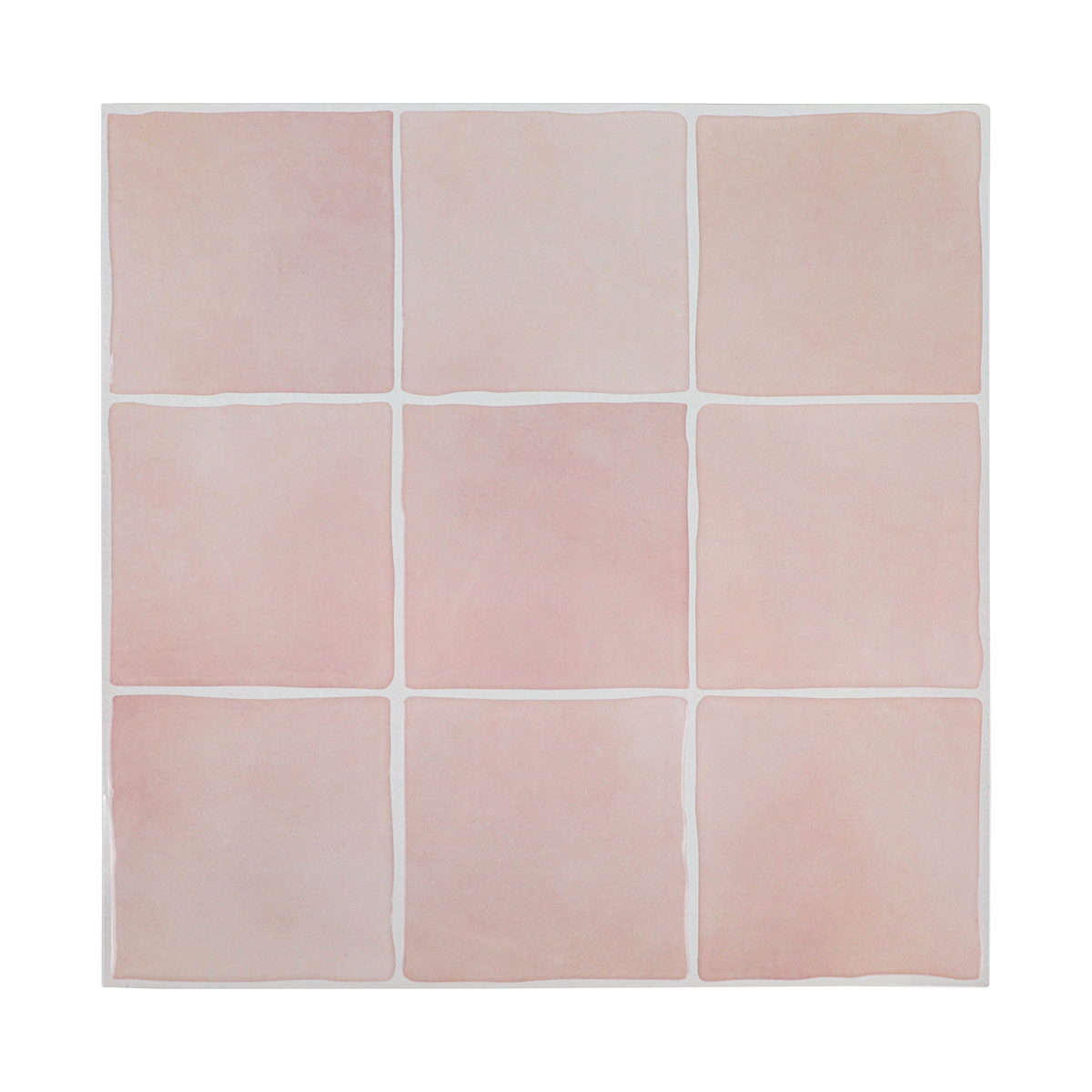 Peel and Stick Backsplash Tiles, 10 Sheets of 12" x 12" Faux Spanish Handmade Square Tile for Kitchen, Bathroom, Wall Tile