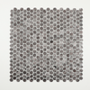 Gravity Aluminium 3D Hexagon Mosaic Wall Tiles, Mesh Mounted Solid Metal Backsplash