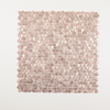Gravity Aluminium Irregular Hexagon Tile, Brushed Metal Mesh Mounted 3D Mosaic Wall Tiles for Kitchen Bathroom Accent Wall Backsplash