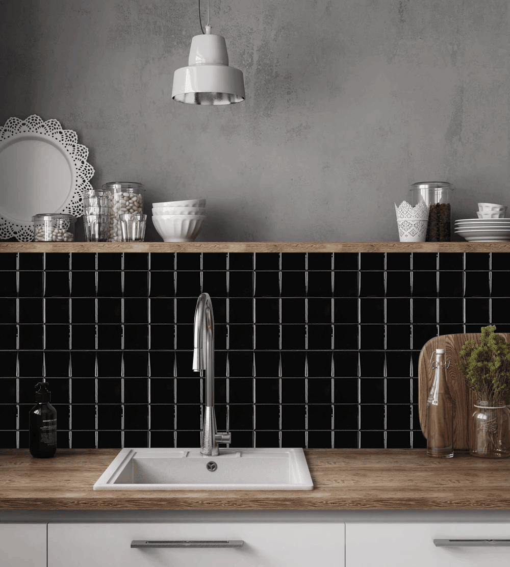 Square Peel and Stick Backsplash Tile