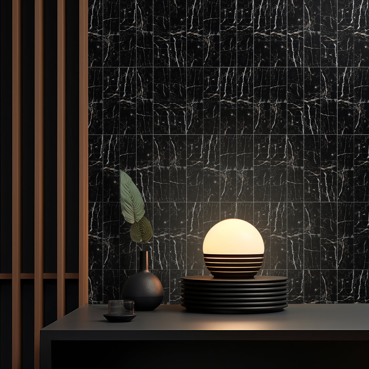 32PCS Peel and Stick Backsplash, 3” x 12” Metro Glossy Subway Tile Self Adhesive Stick on Wall Tiles for Kitchen Bathroom Fireplace